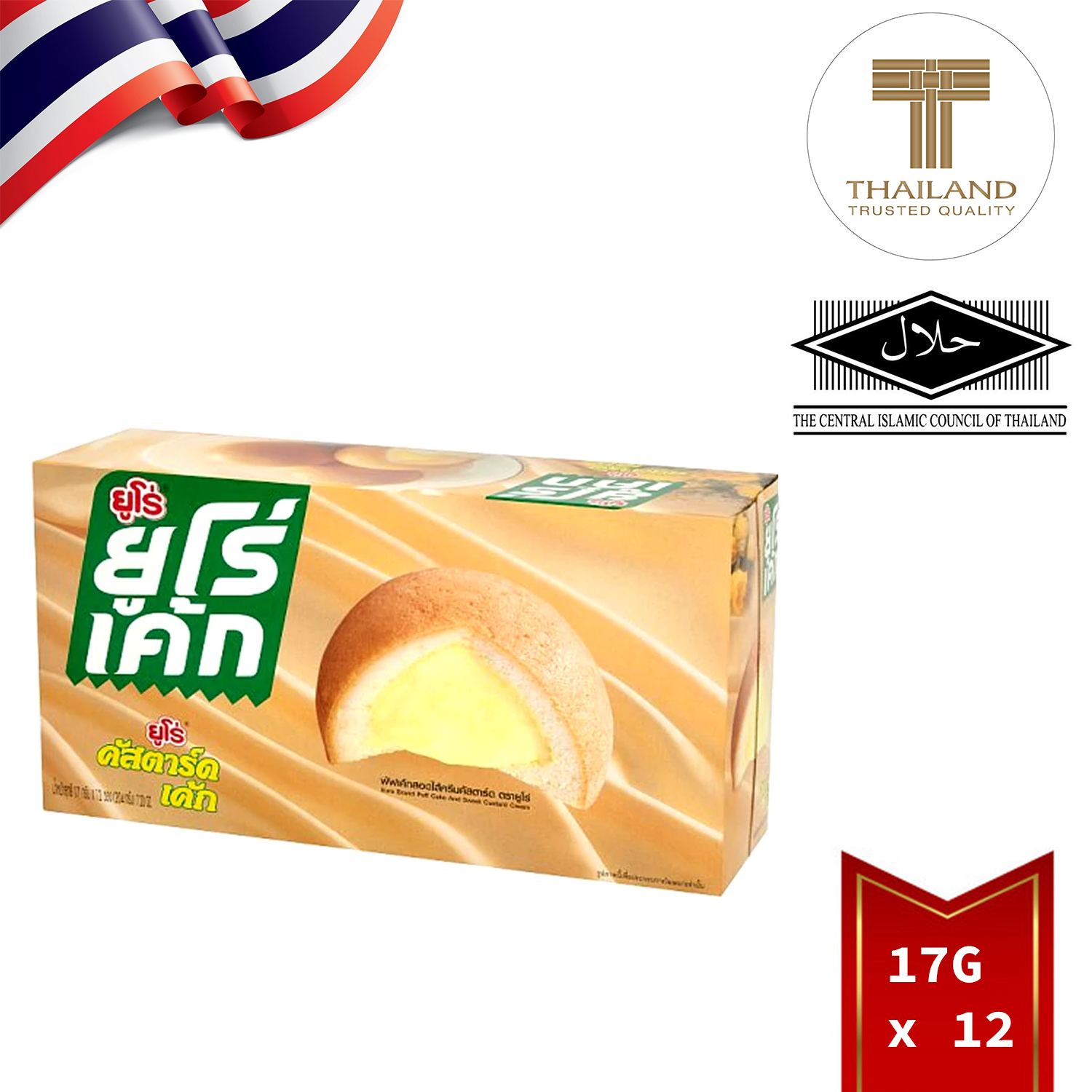 EURO CAKE CUSTARD CREAM 17G