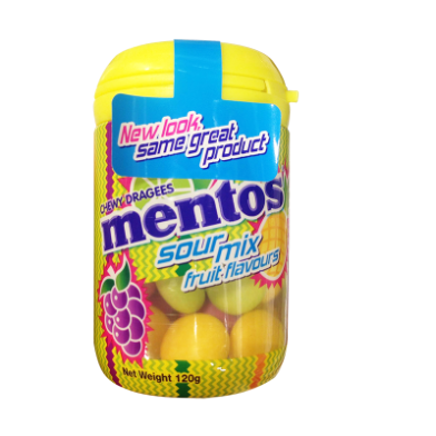 Mentos Sourmix Cocktail Bottle 120gm