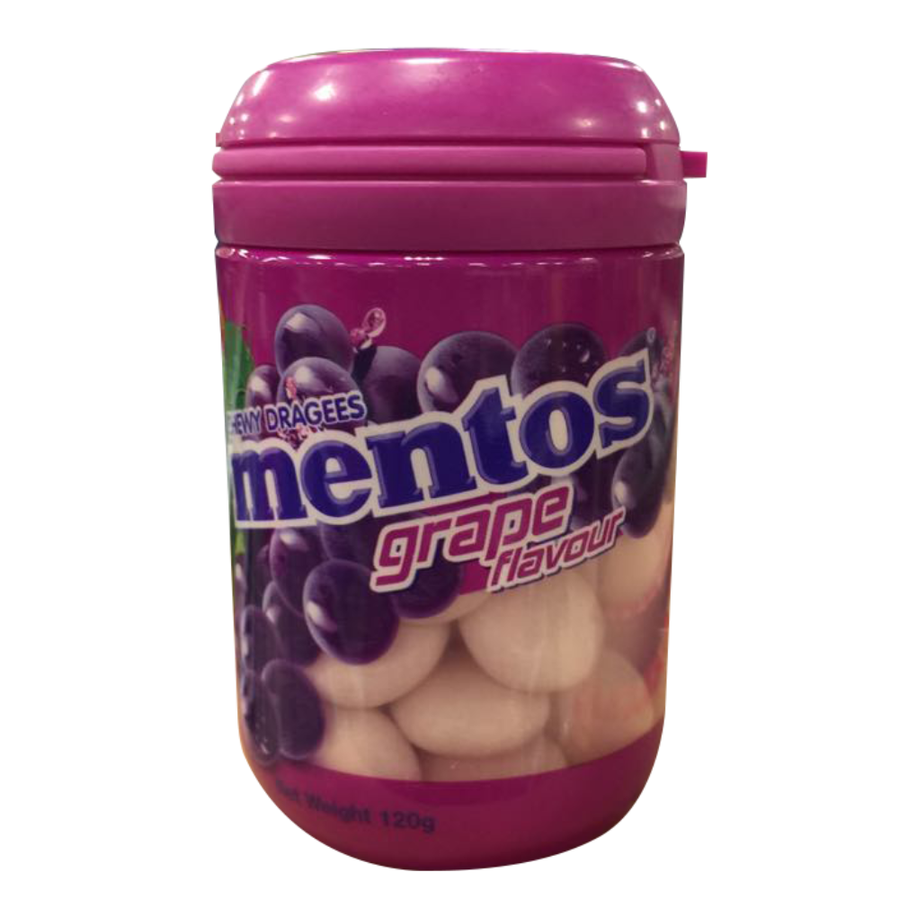 Mentos Mix Grape Cocktail Bottle 120gm