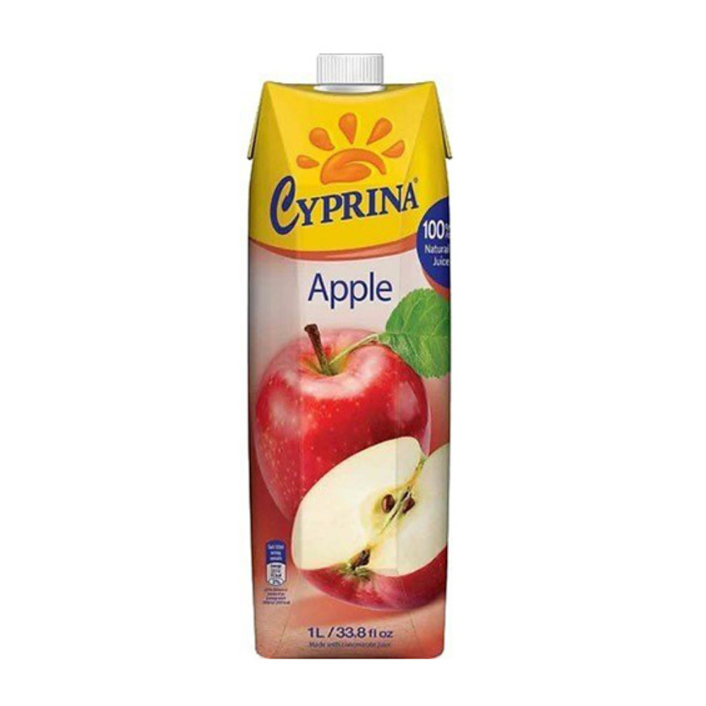 Cyprina 100% Apple jiuce prsm 1l (5290074002290)