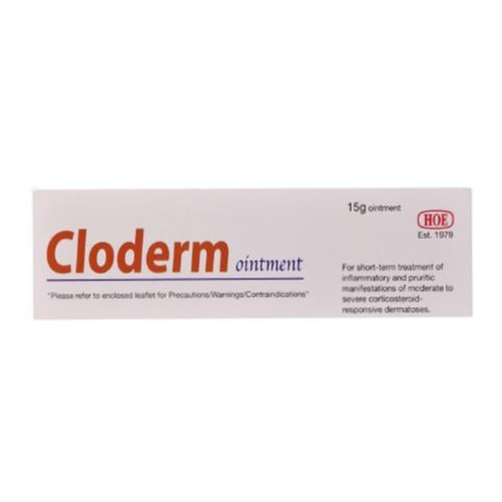 Cloderm Ointment 15g Tube Pcs