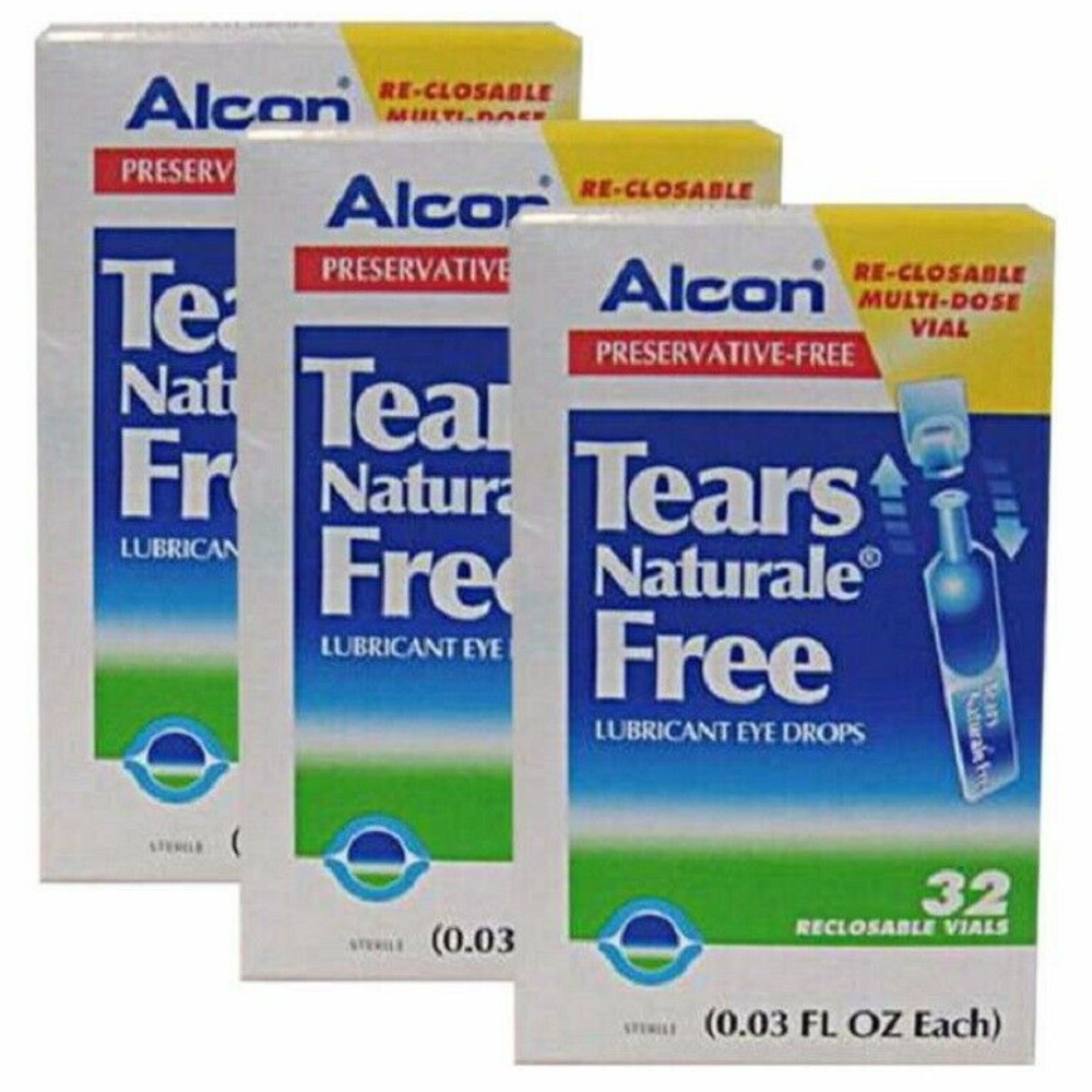 Tears Naturale Free Alcon Lubricant Eye Drops 32 Vials