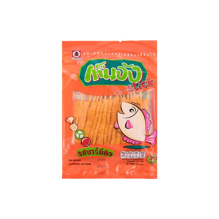 Tenjung Fish Stick BBQ-42.5g/រសជាតិ ប៊ីប៊ីឃ្យូ