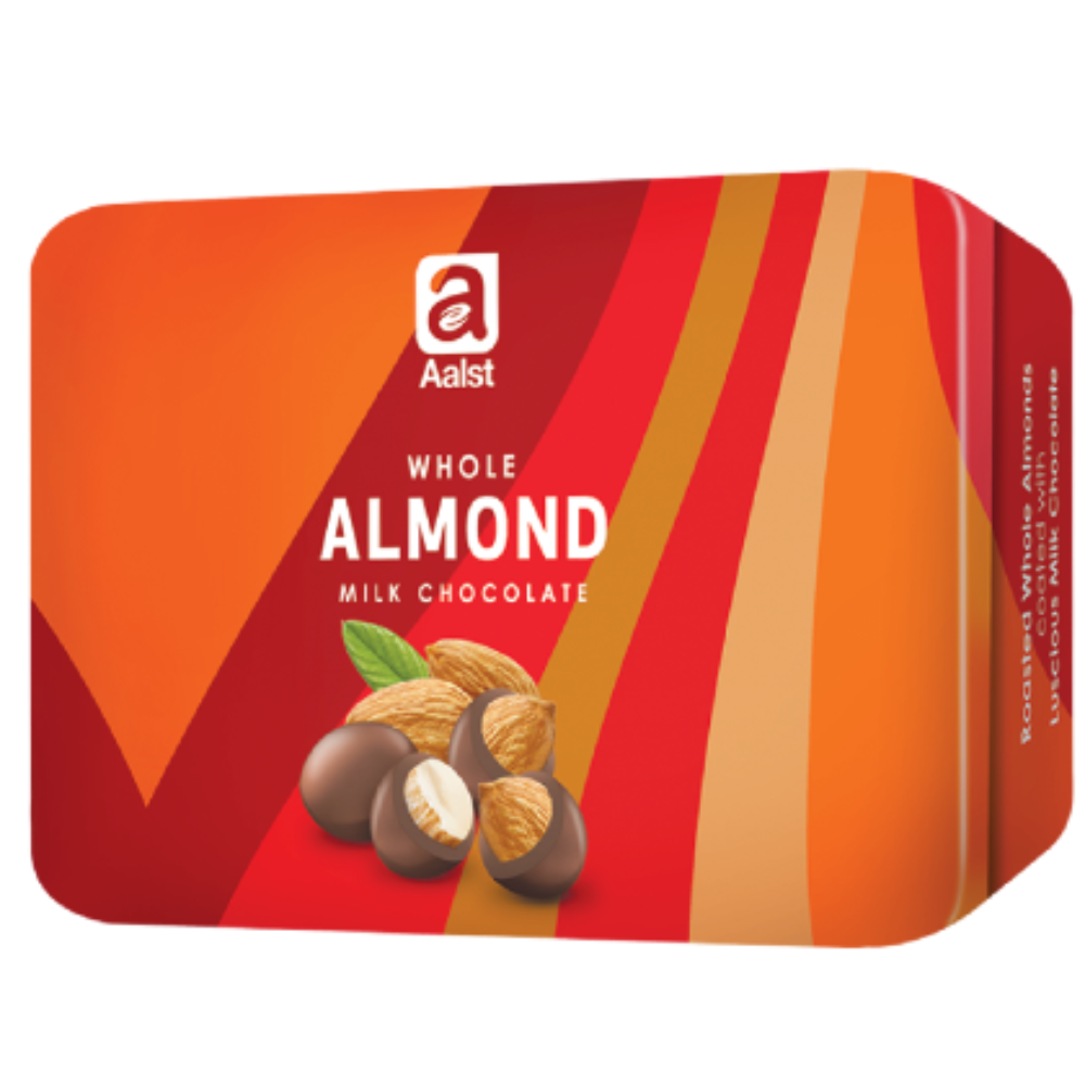 Aalst Whole Almond Milk Chocolate 150g Tin