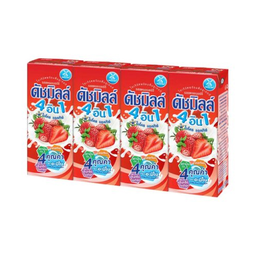 DUTCH MILL UHT DRINKING YOGHURT STRAWBERRY 180ML