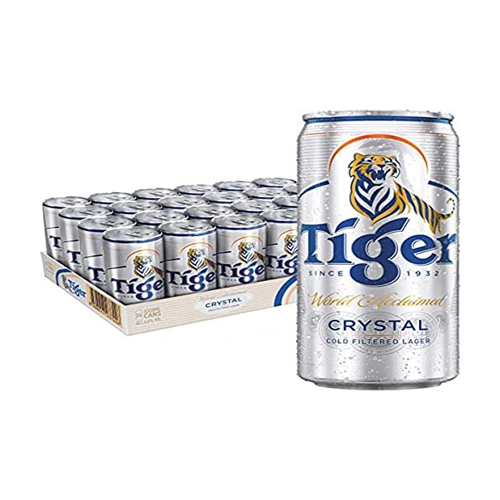 TIGER CRYSTAL LAGER BEER CAN 24X330ML