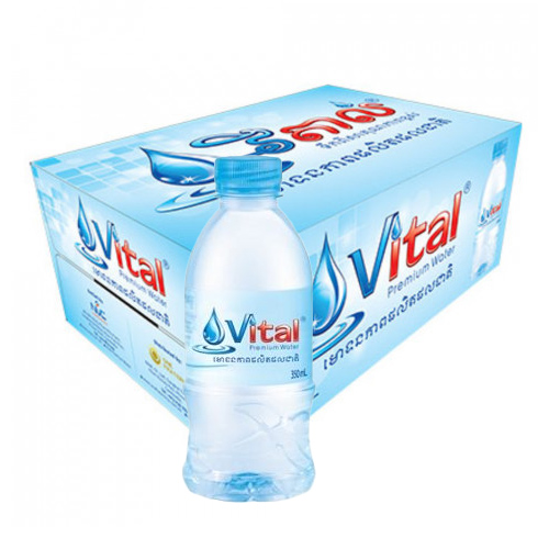 VITAL DRINKING WATER BOTTLE 24X350ML