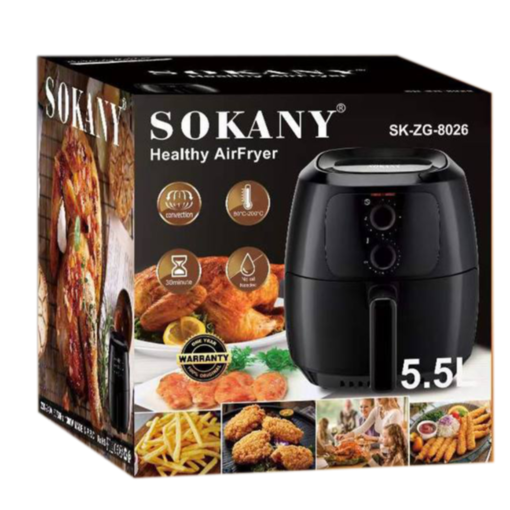 Smart digital visual air fryer cooker digital size 5.5L