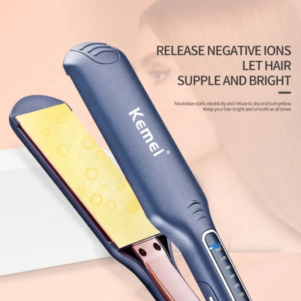 Hair Straighteners Flat Iron With LED KM740